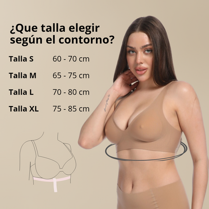 Sujetador efecto natural